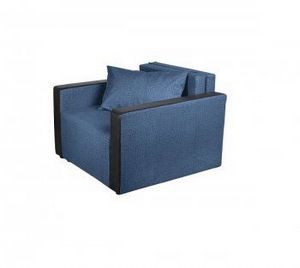 Кресло-кровать Милена с подлокотниками Синий в Чебаркуле - chebarkul.ok-mebel.com | фото 1
