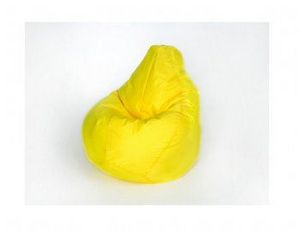 Кресло-мешок Груша малое желтое в Чебаркуле - chebarkul.ok-mebel.com | фото 1