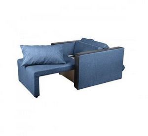 Кресло-кровать Милена с подлокотниками Синий в Чебаркуле - chebarkul.ok-mebel.com | фото 2