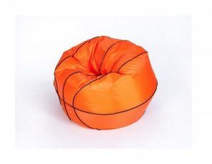Кресло-мешок Баскетбольный мяч большой оранжево-черное в Чебаркуле - chebarkul.ok-mebel.com | фото 3