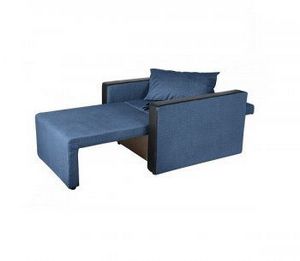 Кресло-кровать Милена с подлокотниками Синий в Чебаркуле - chebarkul.ok-mebel.com | фото 3