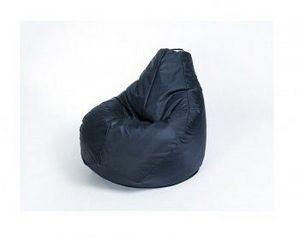 Кресло-мешок Груша малое черное в Чебаркуле - chebarkul.ok-mebel.com | фото 1