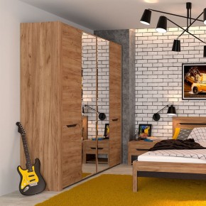 АФИНА А11а Шкаф для одежды (крафт) в Чебаркуле - chebarkul.ok-mebel.com | фото 2