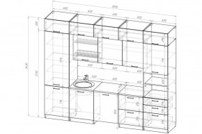 АНТИКА Кухонный гарнитур Экстра 5 (3000 мм) в Чебаркуле - chebarkul.ok-mebel.com | фото 2