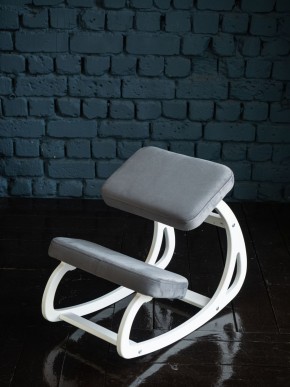 Балансирующий коленный стул Конёк Горбунёк (Белый) в Чебаркуле - chebarkul.ok-mebel.com | фото 3