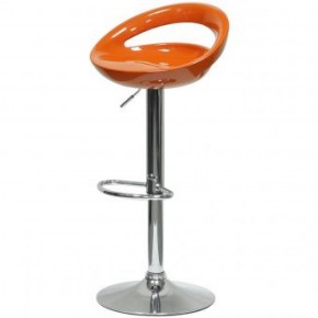 Барный стул Barneo N-6 Disco оранжевый глянец в Чебаркуле - chebarkul.ok-mebel.com | фото