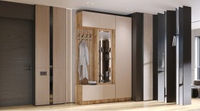 БАВАРИЯ Прихожая (дуб вотан/кашемир) в Чебаркуле - chebarkul.ok-mebel.com | фото