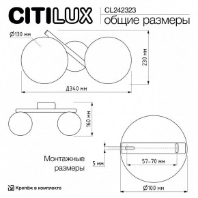 Бра Citilux Ronny CL242323 в Чебаркуле - chebarkul.ok-mebel.com | фото 9