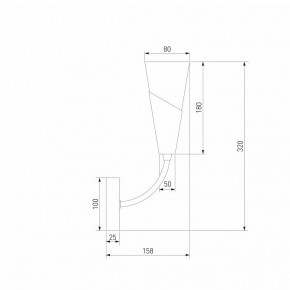 Бра Eurosvet Rhyton 60167/1 латунь в Чебаркуле - chebarkul.ok-mebel.com | фото 5