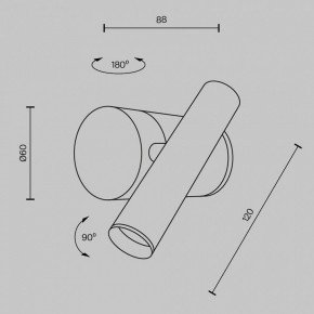 Бра Maytoni Utility MOD433WL-L3B3K1 в Чебаркуле - chebarkul.ok-mebel.com | фото 5