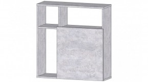 ДАЛЛАС Секция навесная (цемент светлый) в Чебаркуле - chebarkul.ok-mebel.com | фото