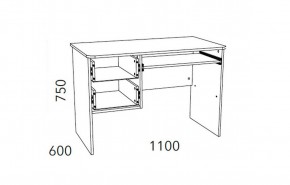 Детская Фанк Стол для компьютера НМ 009.19-05 М2 в Чебаркуле - chebarkul.ok-mebel.com | фото 3