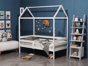 Детская кровать-домик из массива березы Соня-6 (Неокрашенный массив) в Чебаркуле - chebarkul.ok-mebel.com | фото 1