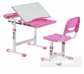 Комплект парта + стул трансформеры Cantare Pink в Чебаркуле - chebarkul.ok-mebel.com | фото