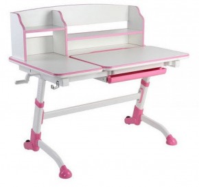Парта-трансофрмер Amare II Pink с надстройкой в Чебаркуле - chebarkul.ok-mebel.com | фото 3