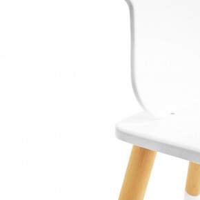 Детский комплект стол и стул «Корона» Rolti Baby (белый/береза, массив березы/мдф) в Чебаркуле - chebarkul.ok-mebel.com | фото 2