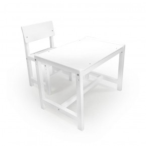 Детский растущий комплект стол и стул Я САМ "Лофт" (Белый, Белый) в Чебаркуле - chebarkul.ok-mebel.com | фото 1