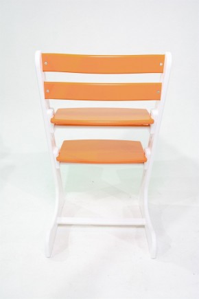 Детский растущий стул Конёк Горбунёк Комфорт ( Бело-оранжевый) в Чебаркуле - chebarkul.ok-mebel.com | фото 5