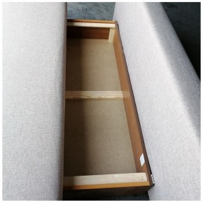 Диван-кровать Комфорт без подлокотников BALTIC AZURE (4 подушки) в Чебаркуле - chebarkul.ok-mebel.com | фото 4