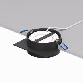 DK2091-BK Встраиваемый светильник FLAT, IP 20, до 15 Вт, GX53, LED, черный, алюминий в Чебаркуле - chebarkul.ok-mebel.com | фото 4
