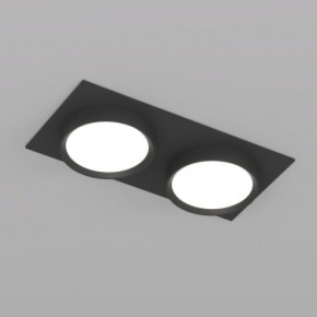 DK2092-BK Встраиваемый светильник FLAT, IP 20, до 15 Вт, GX53, LED, черный, алюминий в Чебаркуле - chebarkul.ok-mebel.com | фото 4