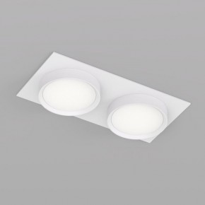 DK2092-WH Встраиваемый светильник FLAT, IP 20, до 15 Вт, GX53, LED, белый, алюминий в Чебаркуле - chebarkul.ok-mebel.com | фото 2