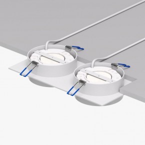 DK2092-WH Встраиваемый светильник FLAT, IP 20, до 15 Вт, GX53, LED, белый, алюминий в Чебаркуле - chebarkul.ok-mebel.com | фото 4