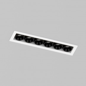 DK2514-WB Встраиваемый светильник SPACE со светодиодом L126mm 220V 10W 38° 4000К IP20 белый/черный алюминий в Чебаркуле - chebarkul.ok-mebel.com | фото 2