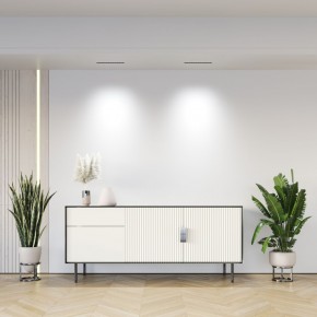 DK2515-WB Встраиваемый светильник SPACE со светодиодом L240mm 220V 20W 38° 4000К IP20 белый/черный алюминий в Чебаркуле - chebarkul.ok-mebel.com | фото 7