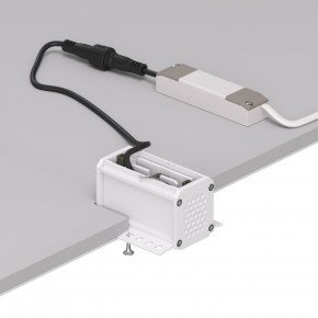 DK2530-WB Встраиваемый светильник SPACE со светодиодом под шпатлевку L69mm 220V 6W 38° 4000К IP20 белый/черный алюминий в Чебаркуле - chebarkul.ok-mebel.com | фото 5
