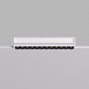 DK2532-WB Встраиваемый светильник SPACE со светодиодом под шпатлевку L240mm 220V 20W 38° 4000К IP20 белый/черный алюминий в Чебаркуле - chebarkul.ok-mebel.com | фото 3