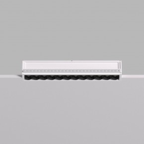 DK2532-WB Встраиваемый светильник SPACE со светодиодом под шпатлевку L240mm 220V 20W 38° 4000К IP20 белый/черный алюминий в Чебаркуле - chebarkul.ok-mebel.com | фото 4