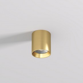 DK2610-SB Накладной светильник SHINE TUBE со светодиодом, D70*H80, IP20, 3000К, 10W, RA?90, сатинированная латунь, алюминий в Чебаркуле - chebarkul.ok-mebel.com | фото 2