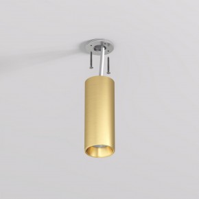 DK2615-SB Накладной светильник SHINE TUBE со светодиодом, D45*H115, IP20, 3000К, 7W, RA?90, сатинированная латунь, алюминий в Чебаркуле - chebarkul.ok-mebel.com | фото 3