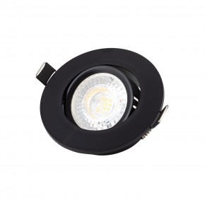 DK3020-BK Встраиваемый светильник, IP 20, 10 Вт, GU5.3, LED, черный, пластик в Чебаркуле - chebarkul.ok-mebel.com | фото 2