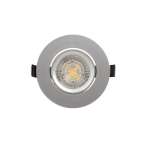 DK3020-CM Встраиваемый светильник, IP 20, 10 Вт, GU5.3, LED, серый, пластик в Чебаркуле - chebarkul.ok-mebel.com | фото 1