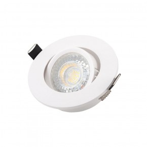DK3020-WH Встраиваемый светильник, IP 20, 10 Вт, GU5.3, LED, белый, пластик в Чебаркуле - chebarkul.ok-mebel.com | фото 3
