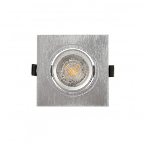 DK3021-CM Встраиваемый светильник, IP 20, 10 Вт, GU5.3, LED, серый, пластик в Чебаркуле - chebarkul.ok-mebel.com | фото 1