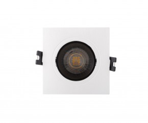 DK3021-WB Встраиваемый светильник, IP 20, 10 Вт, GU5.3, LED, белый/черный, пластик в Чебаркуле - chebarkul.ok-mebel.com | фото