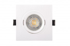 DK3021-WH Встраиваемый светильник, IP 20, 10 Вт, GU5.3, LED, белый, пластик в Чебаркуле - chebarkul.ok-mebel.com | фото 2