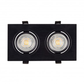 DK3022-BK Встраиваемый светильник, IP 20, 10 Вт, GU5.3, LED, черный, пластик в Чебаркуле - chebarkul.ok-mebel.com | фото 2