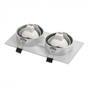DK3022-CM Встраиваемый светильник, IP 20, 10 Вт, GU5.3, LED, серый, пластик в Чебаркуле - chebarkul.ok-mebel.com | фото 4