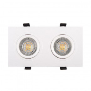 DK3022-WH Встраиваемый светильник, IP 20, 10 Вт, GU5.3, LED, белый, пластик в Чебаркуле - chebarkul.ok-mebel.com | фото