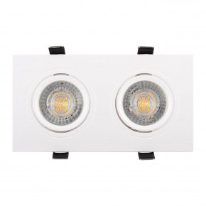 DK3022-WH Встраиваемый светильник, IP 20, 10 Вт, GU5.3, LED, белый, пластик в Чебаркуле - chebarkul.ok-mebel.com | фото 2