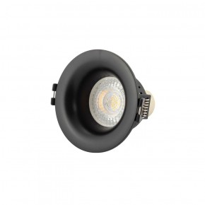 DK3024-BK Встраиваемый светильник, IP 20, 10 Вт, GU5.3, LED, черный, пластик в Чебаркуле - chebarkul.ok-mebel.com | фото 1