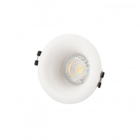 DK3024-WH Встраиваемый светильник, IP 20, 10 Вт, GU5.3, LED, белый, пластик в Чебаркуле - chebarkul.ok-mebel.com | фото 1
