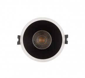 DK3026-WB Встраиваемый светильник, IP 20, 10 Вт, GU5.3, LED, белый/черный, пластик в Чебаркуле - chebarkul.ok-mebel.com | фото