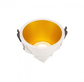 DK3026-WG Встраиваемый светильник, IP 20, 10 Вт, GU5.3, LED, белый/золотой, пластик в Чебаркуле - chebarkul.ok-mebel.com | фото 4