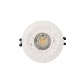 DK3029-WH Встраиваемый светильник, IP 20, 10 Вт, GU5.3, LED, белый, пластик в Чебаркуле - chebarkul.ok-mebel.com | фото 1