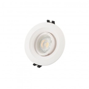 DK3029-WH Встраиваемый светильник, IP 20, 10 Вт, GU5.3, LED, белый, пластик в Чебаркуле - chebarkul.ok-mebel.com | фото 2